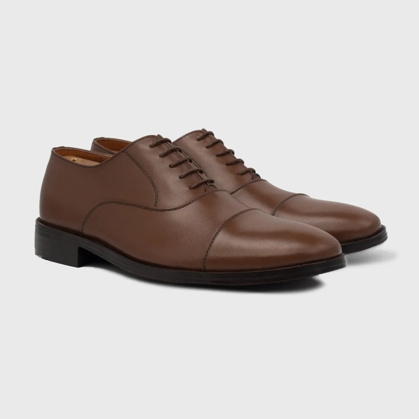 Professor Oxford ブラウン Leather Shoes メンズ