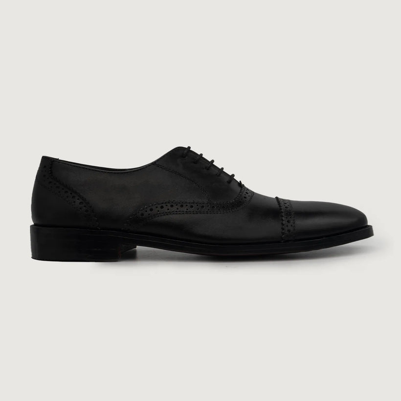 Greyson Brogues Oxford ブラック Leather Shoes メンズ