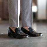 Styled On-Foot Perspective Demonstrating Ankle Fit & Silhouette on Model