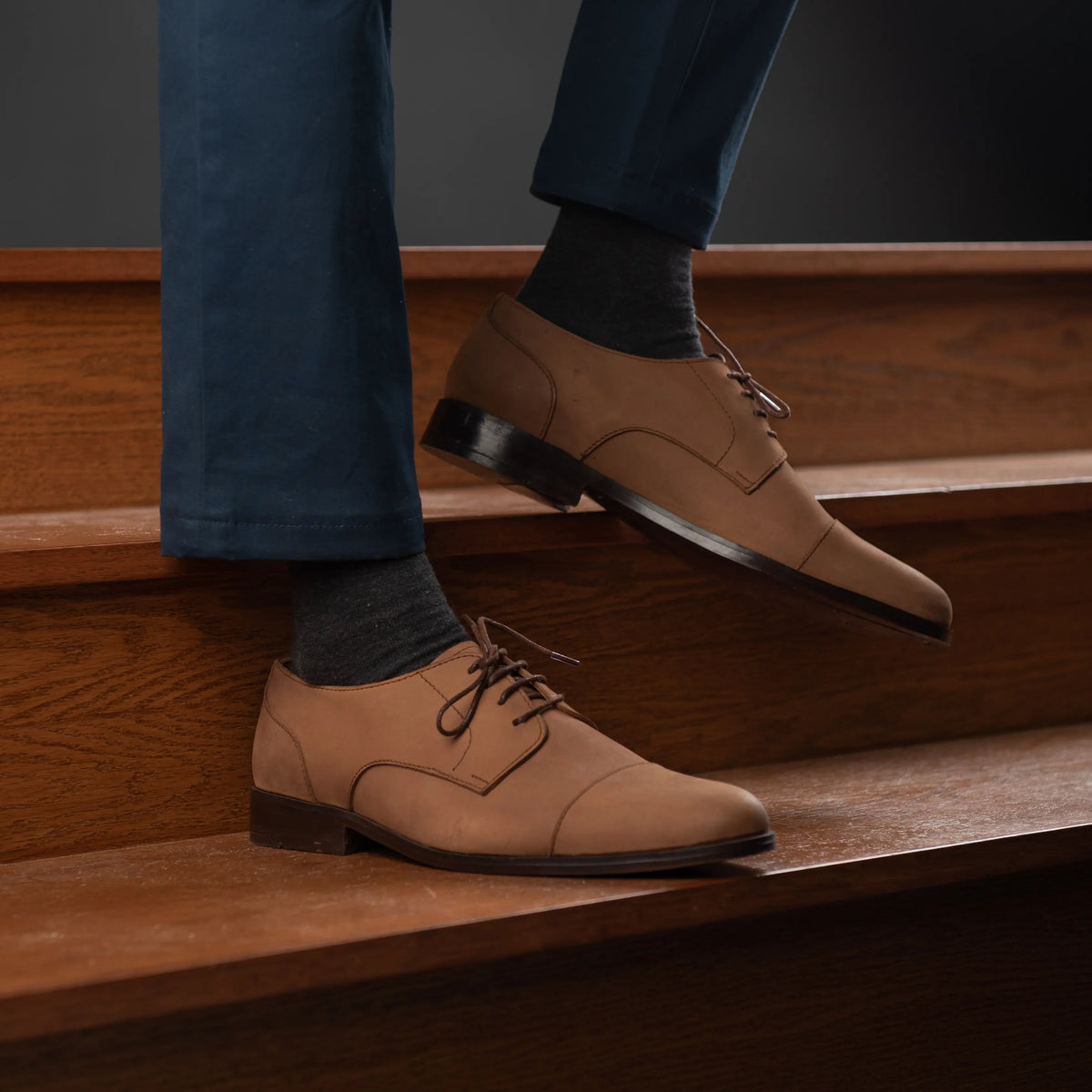 Orlaven Attorney Derby ブラウン Nubuck レザーシューズ メンズ footwear image 9