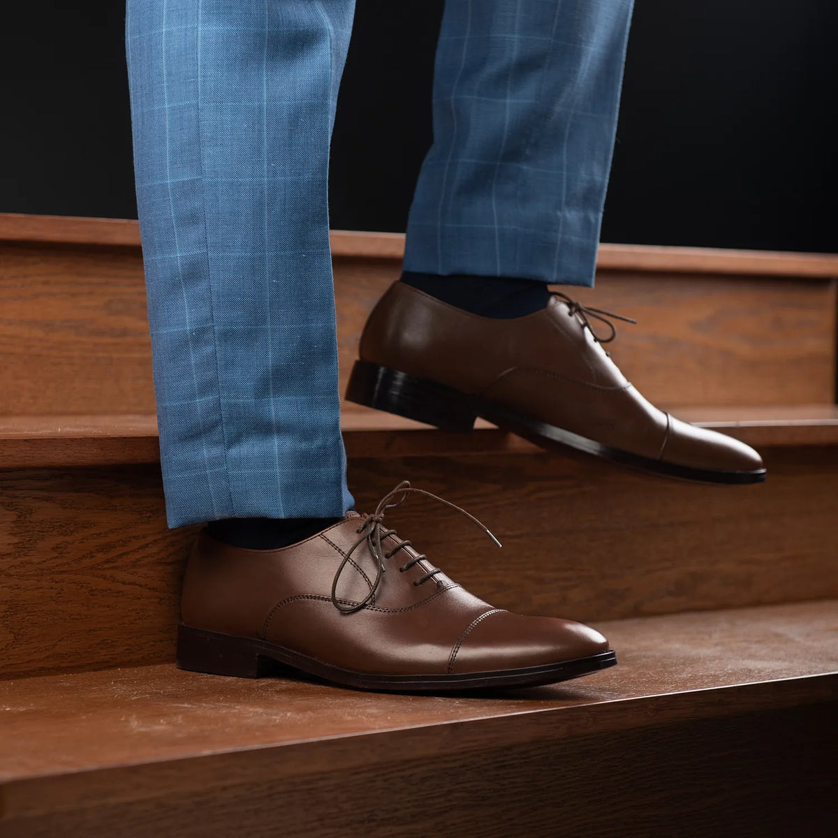Orlaven Professor Oxford ブラウン レザーシューズ メンズ footwear image 9