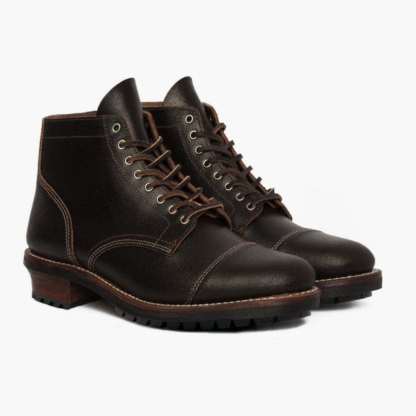 Vanguard Waxed Cacao Leather Boots メンズ