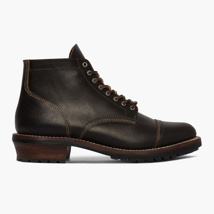 Vanguard Waxed Cacao Leather Boots メンズ