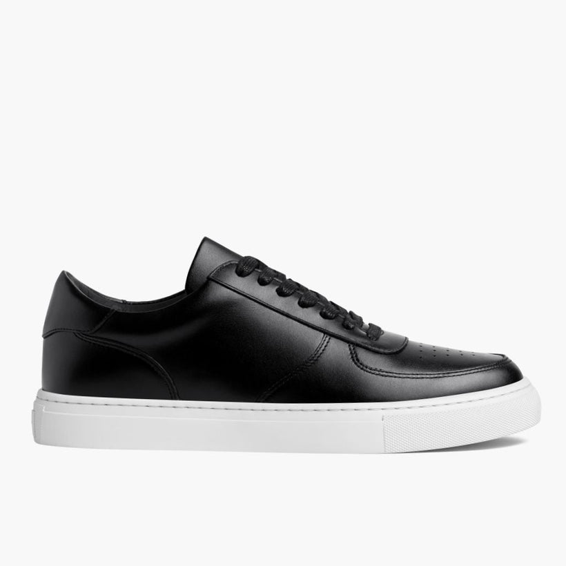 Court ブラック Leather Sneakers メンズ