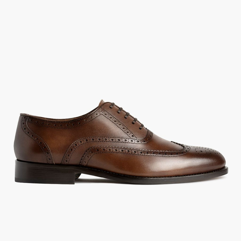 Aviator Cinnamon Leather Shoes メンズ