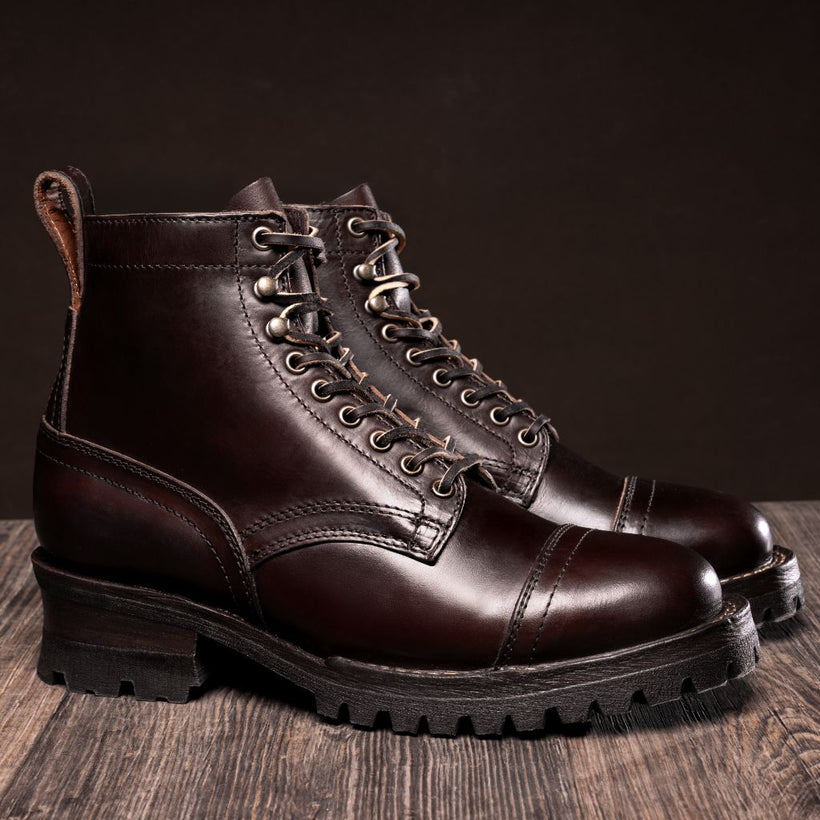 Challenger ブラウン CXL Leather Boots メンズ
