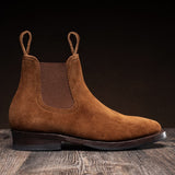 Classic Full-Grain leather Boots - Goodyear Welt Construction & Front Toe Box Detail