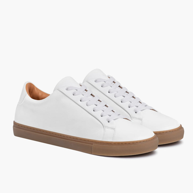 Legacy White Leather Sneakers メンズ