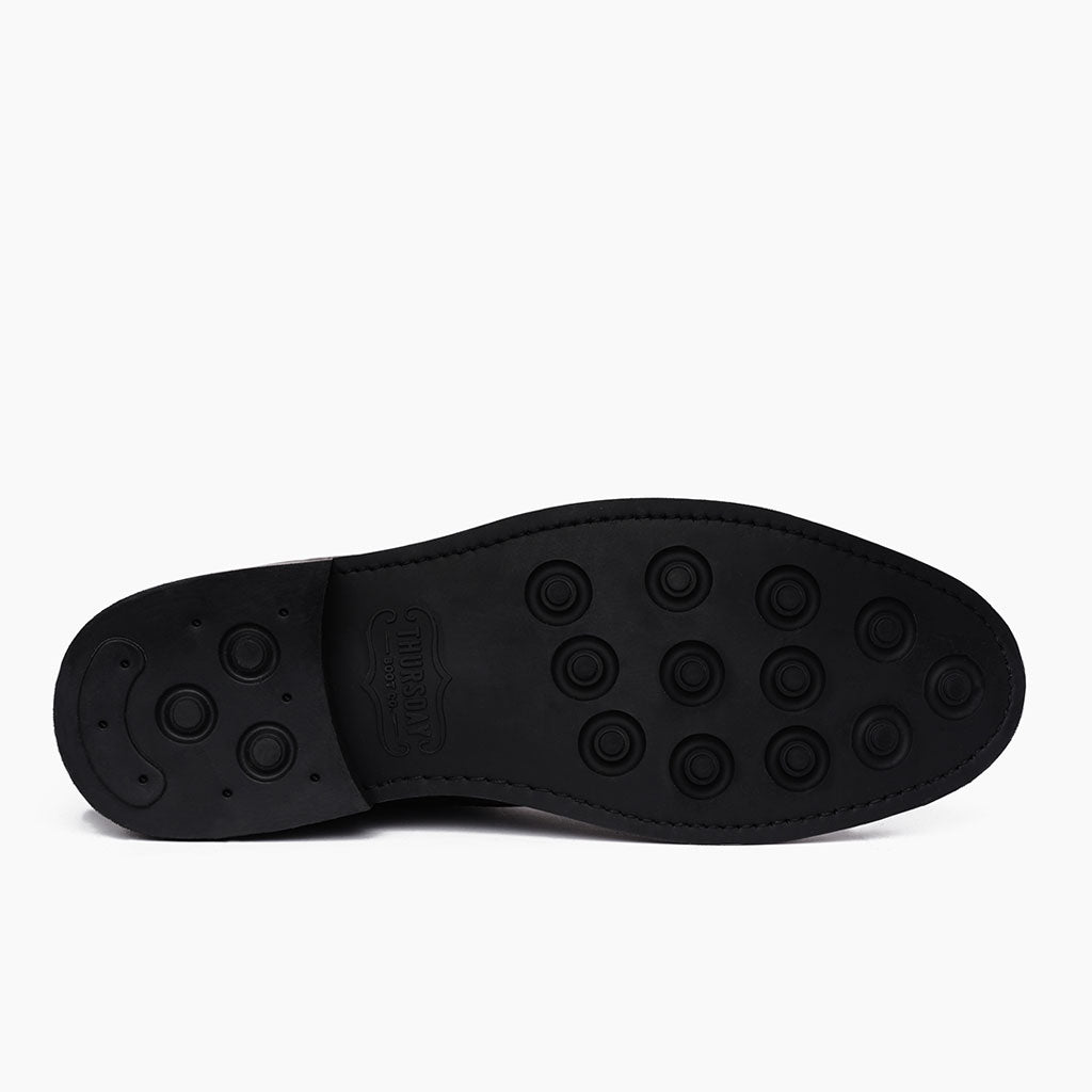 High-Traction Rubber Outsole & Lug Tread Pattern on Scout ブラウン レザーブーツ メンズ For Men