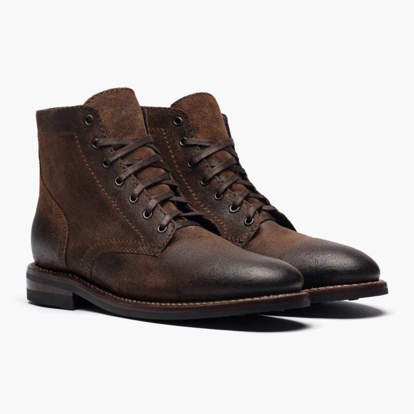 President Mocha Leather Boots メンズ