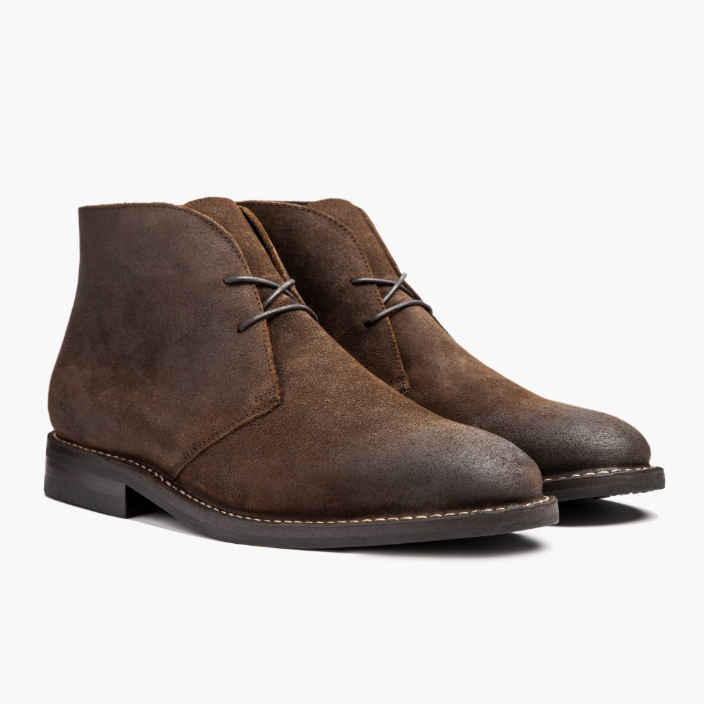 Scout モカ レザーブーツ メンズ For Men in Mocha Full-Grain Leather - 側面ビュー | 公式オンライン通販