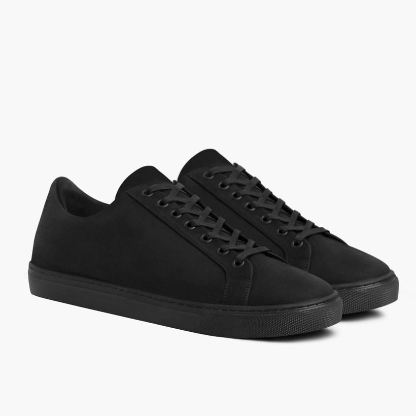 Premier Low Top ブラック Matte Leather Sneakers メンズ