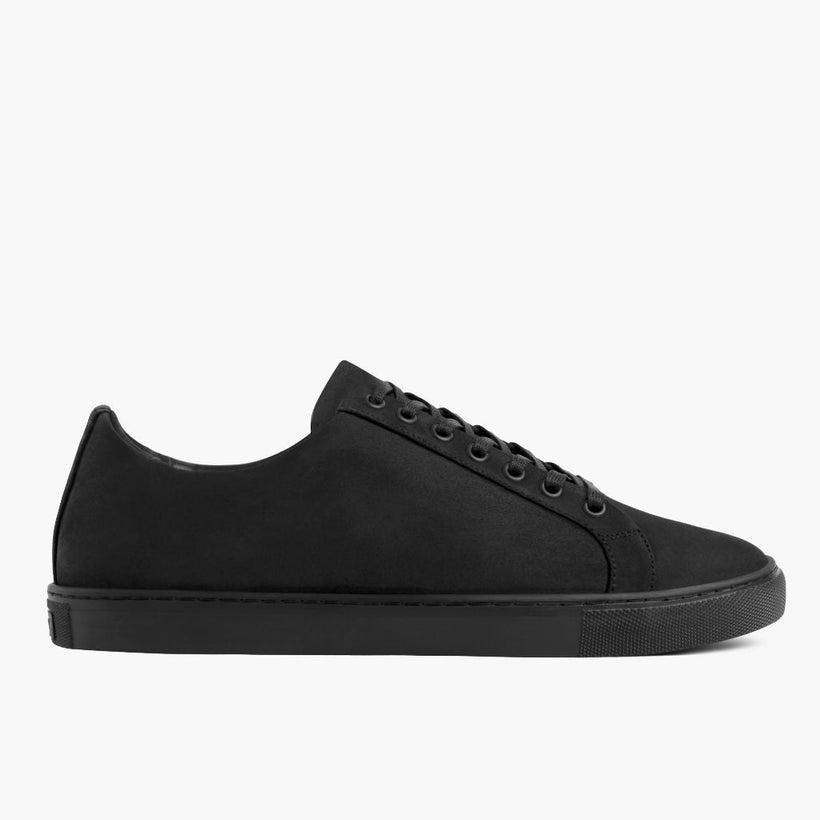 Premier Low Top ブラック Matte Leather Sneakers メンズ
