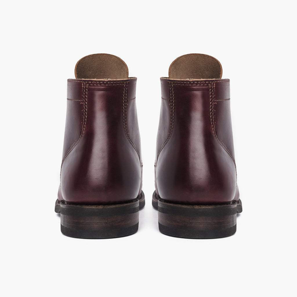 Vanguard Color #8 レザーブーツ メンズ For Men - 補強ヒールカウンターと高精度2本針ステッチのディテール