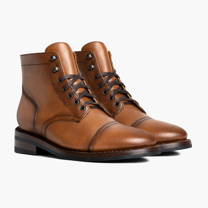 Captain Toffee Leather Boots メンズ