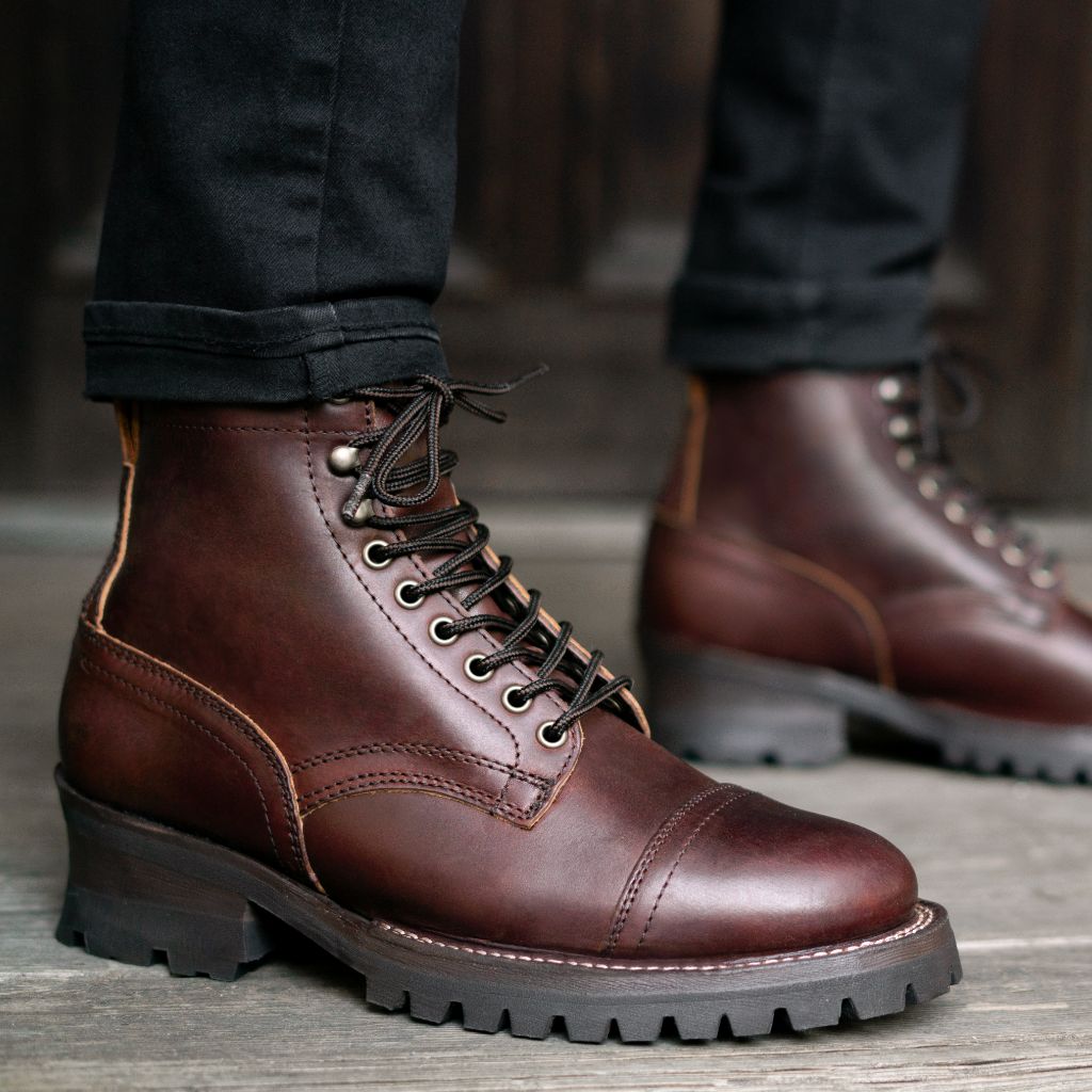Styled On-Foot Perspective Demonstrating Ankle Fit & Silhouette on Model