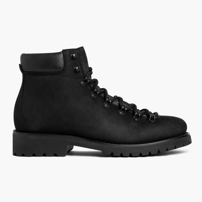 Commander ブラック Matte Leather Boots メンズ