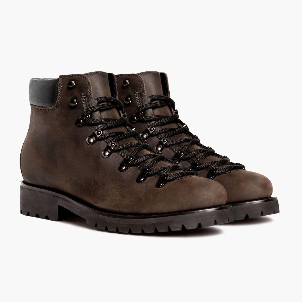 Commander タバコブラウン レザーブーツ メンズ in Classic Full-Grain Leather - 側面ビュー | 公式オンライン通販