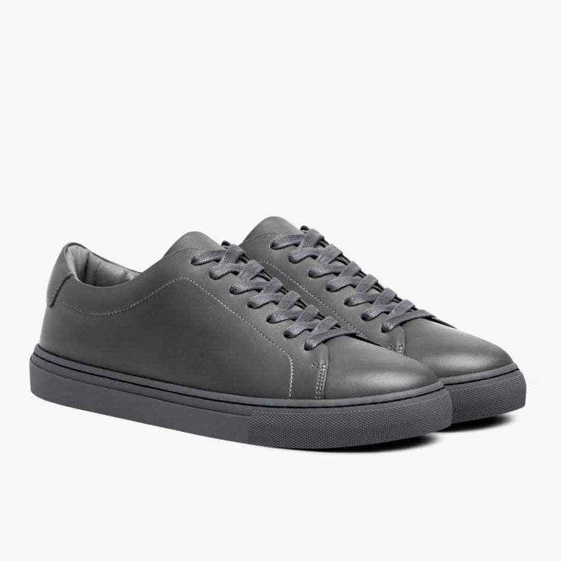 Encore Steel Grey Leather Sneakers メンズ