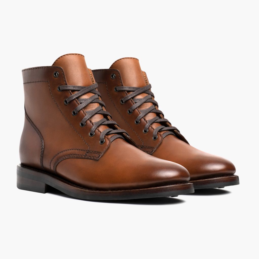President ブランデー レザーブーツ メンズ For Men in Classic Full-Grain Leather - 側面ビュー | 公式オンライン通販