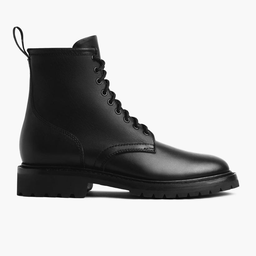 Stomper ブラック (No Zipper) Leather Boots メンズ