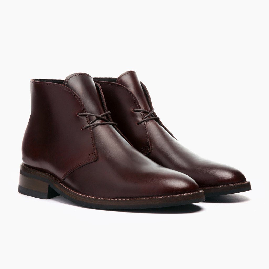 Scout ブラウン レザーブーツ メンズ For Men in Brown Full-Grain Leather - 側面ビュー | 公式オンライン通販