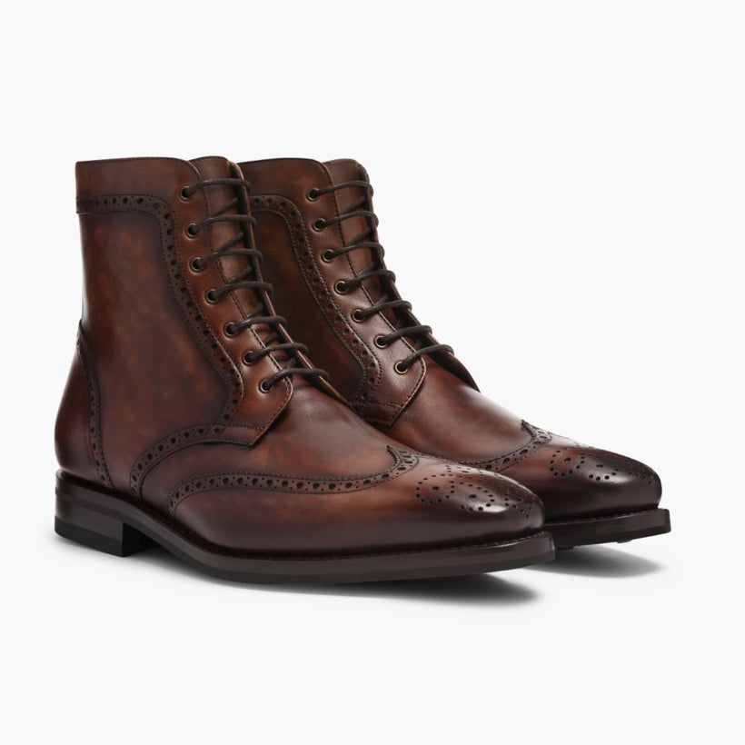 Wingtip Color #77 Leather Boots メンズ