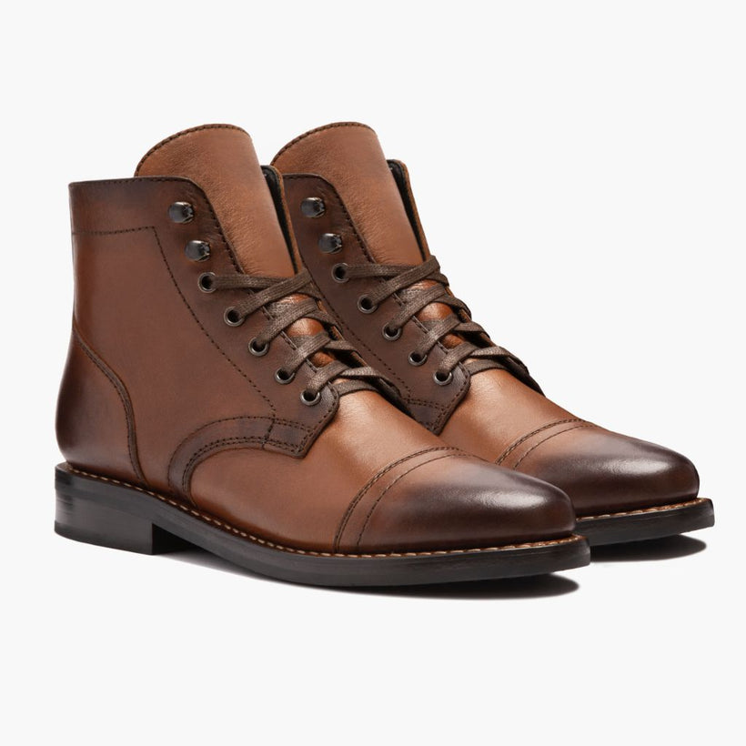 Captain Brandy Leather Boots レディース