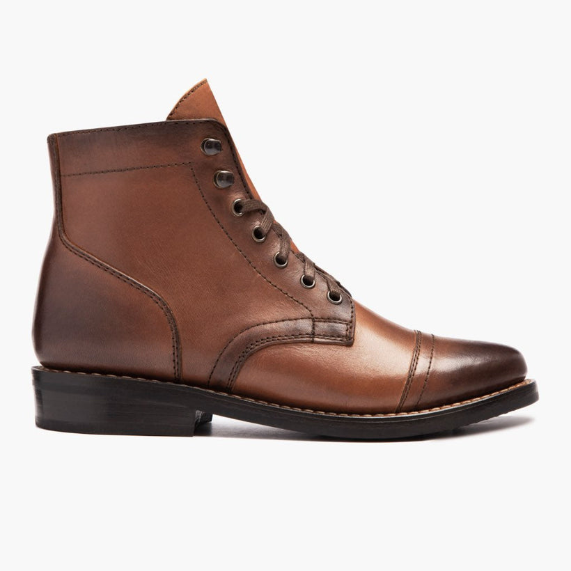 Captain Brandy Leather Boots レディース