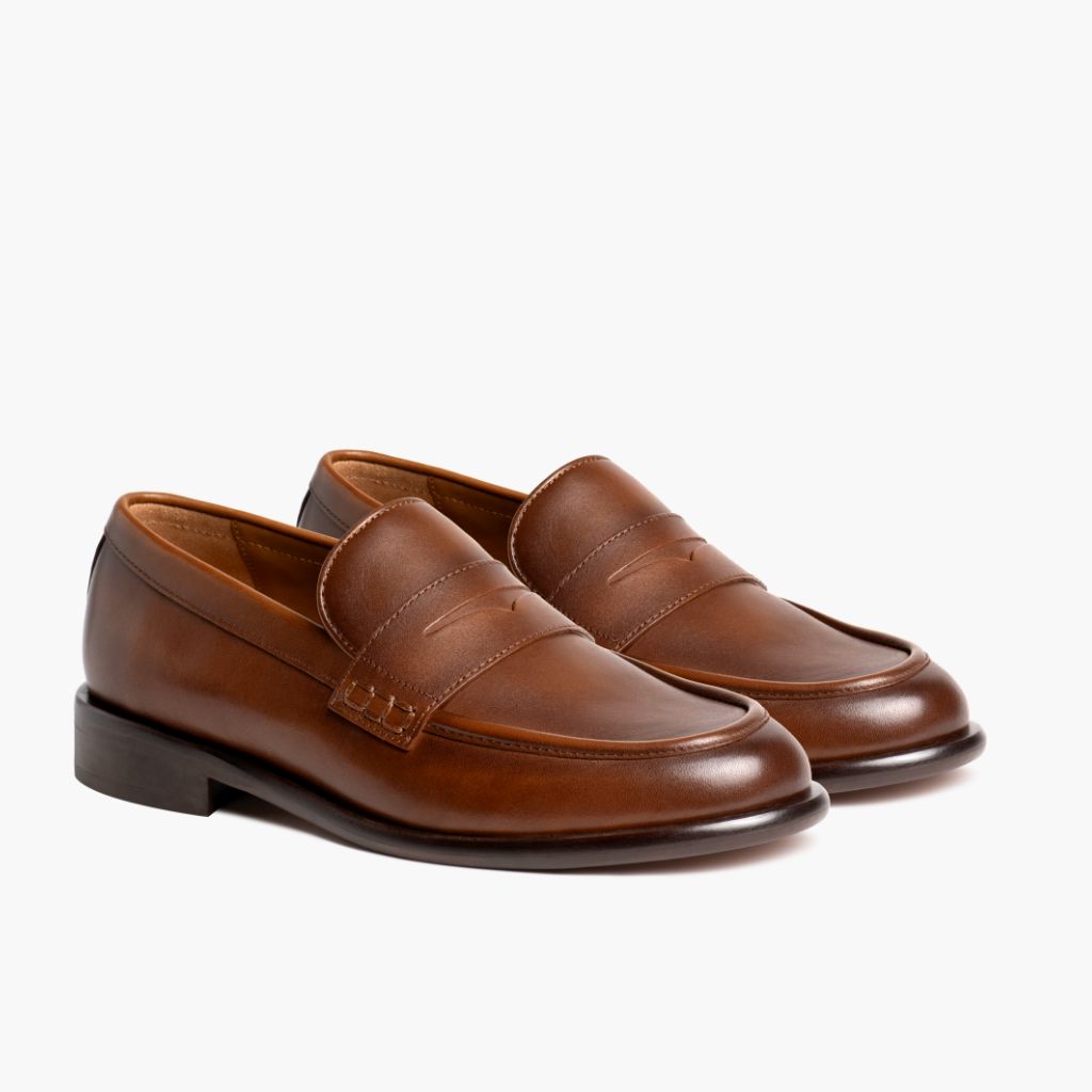 Dress Penny Pecan レザーブーツ レディース in Classic Full-Grain Leather - 側面ビュー | 公式オンライン通販