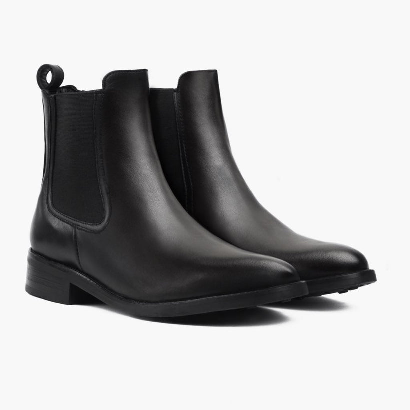 Duchess ブラック Leather Boots レディース
