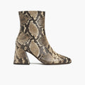 Heartbreaker Snake Print レザーブーツ レディース