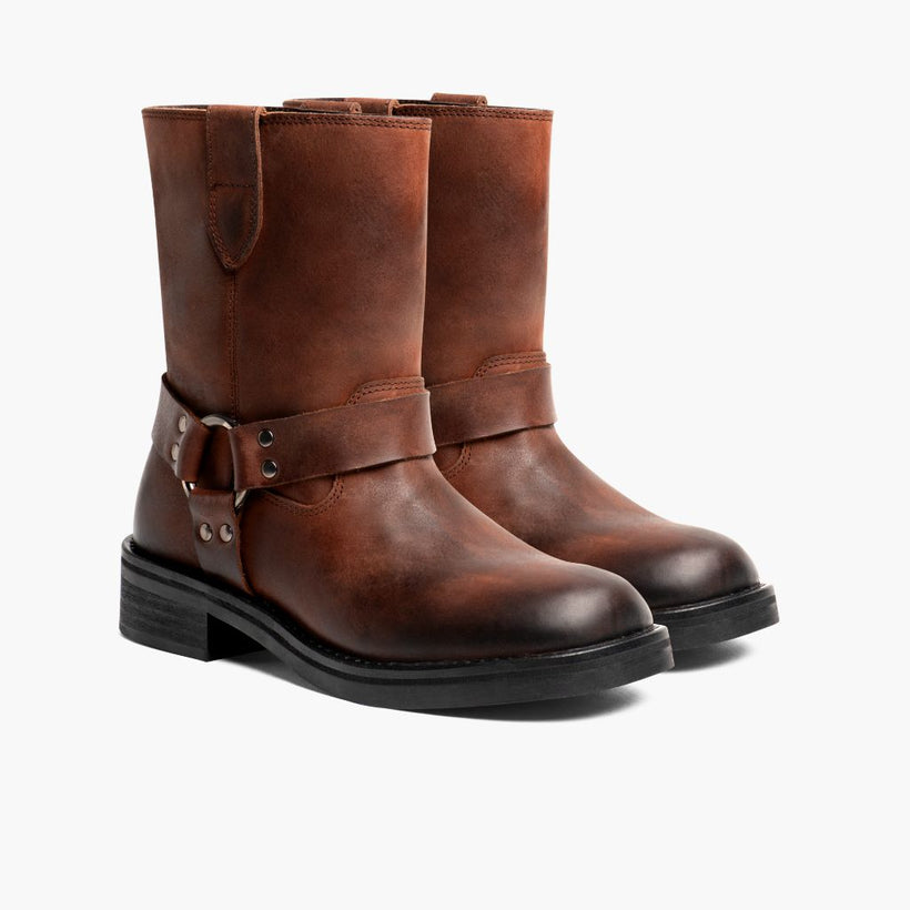 Outlaw Rust ブラウン Leather Boots レディース
