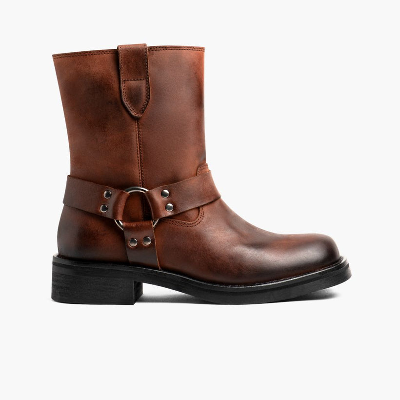 Outlaw Rust ブラウン Leather Boots レディース