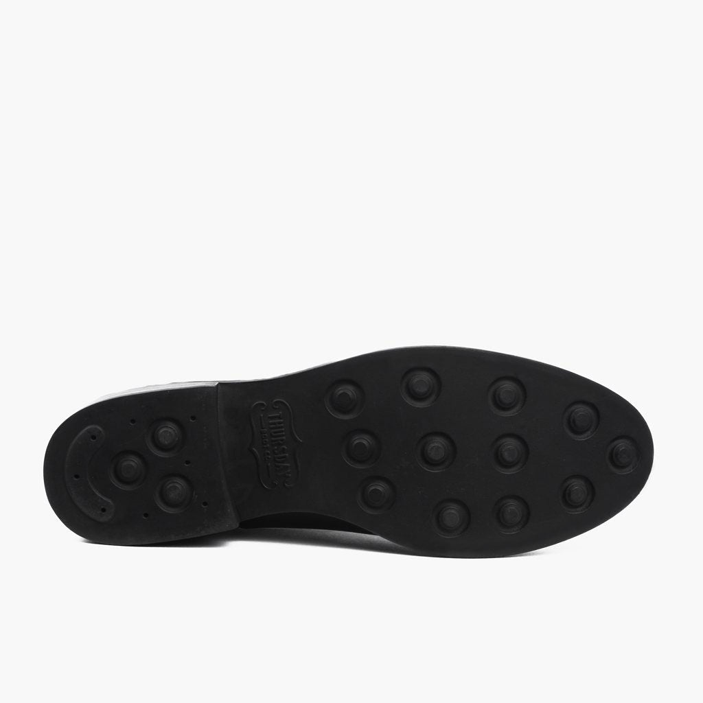 High-Traction Rubber Outsole & Lug Tread Pattern on Duchess Glazed Ginger レザーブーツ レディース