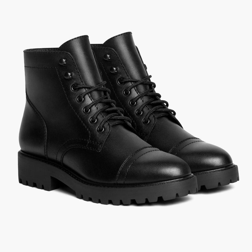 Captain ブラック (StormKing® Edition) Leather Boots レディース
