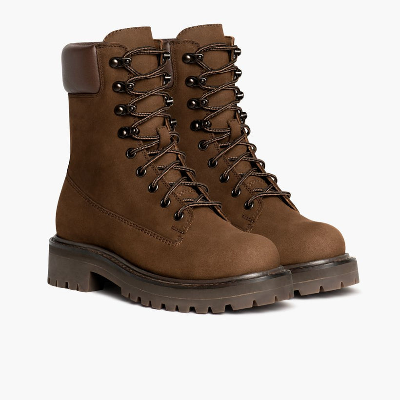 Explorer タン Matte Leather Boots レディース