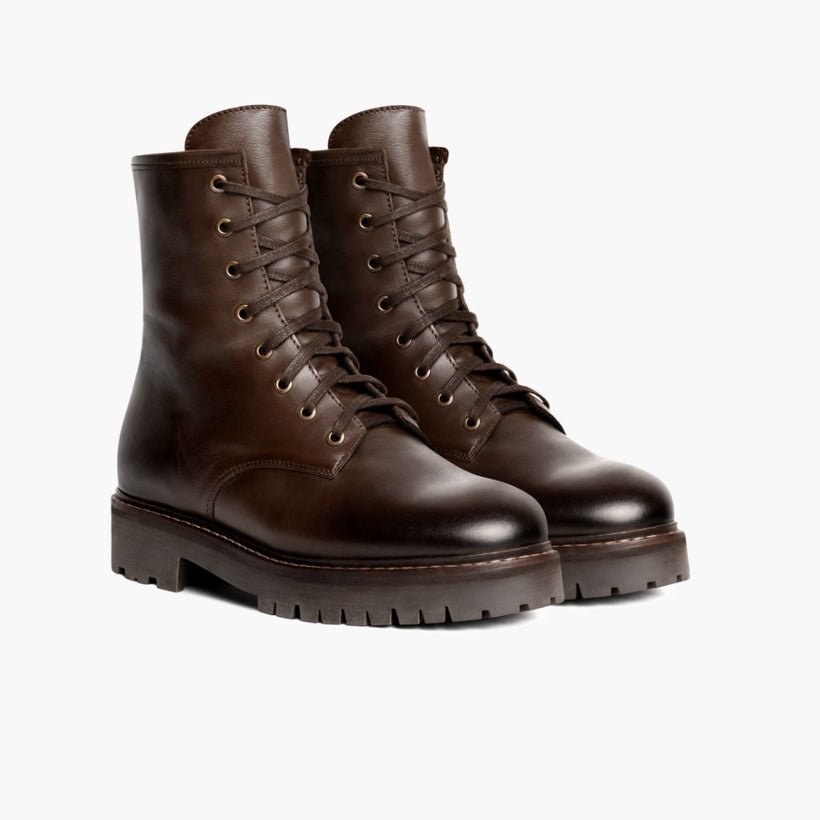 Combat Java Leather Boots レディース