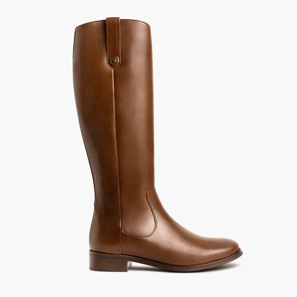 Crown Cuero レザーブーツ レディース in Classic Full-Grain Leather - 側面ビュー | 公式オンライン通販