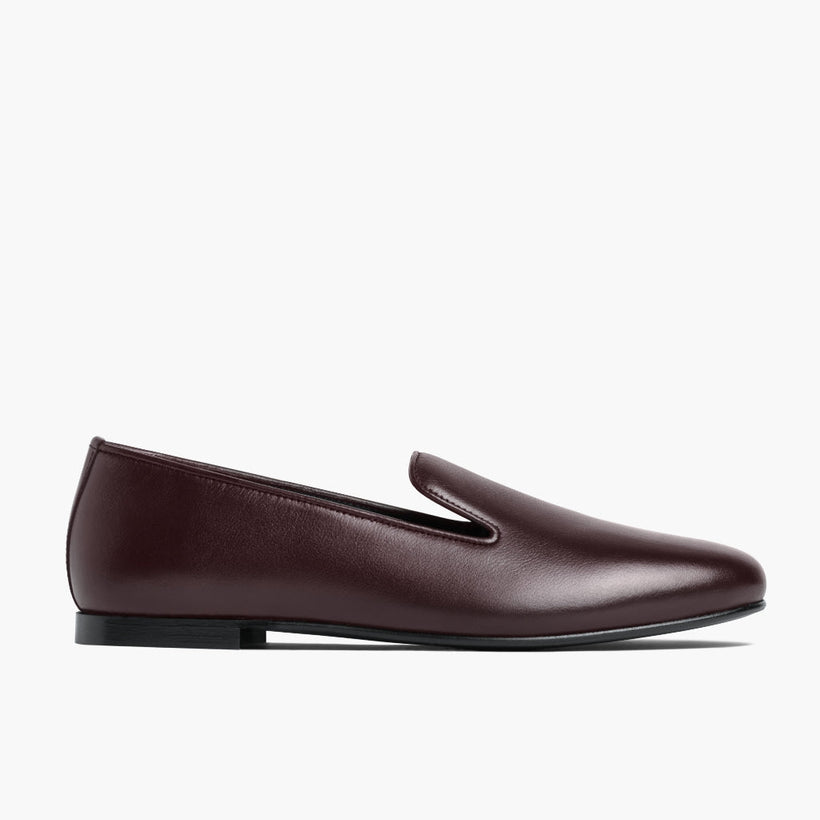 Eden バーガンディ Leather Boots レディース