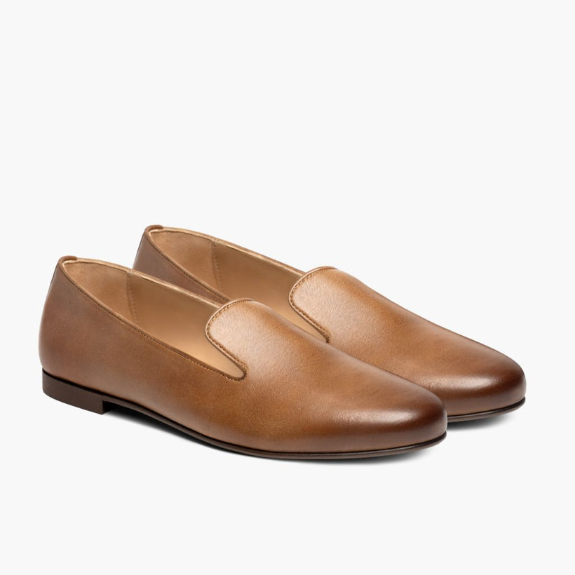 Eden Ginger Leather Boots レディース