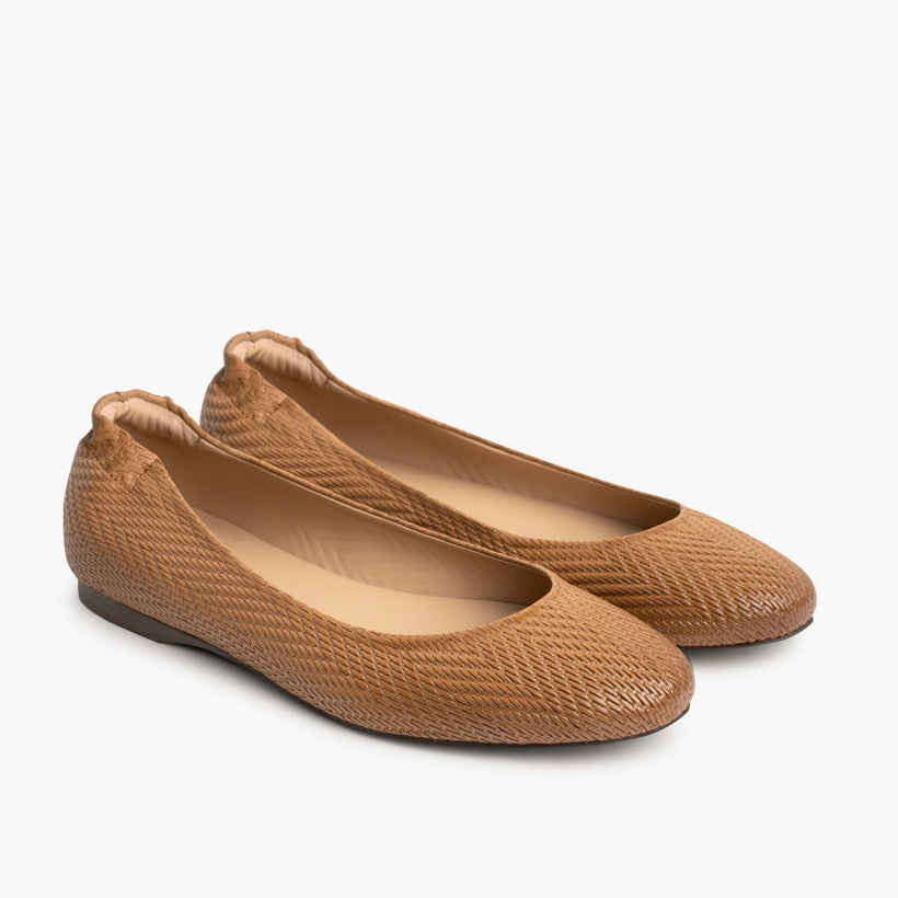 Scrunch タン Embossed Leather Boots レディース