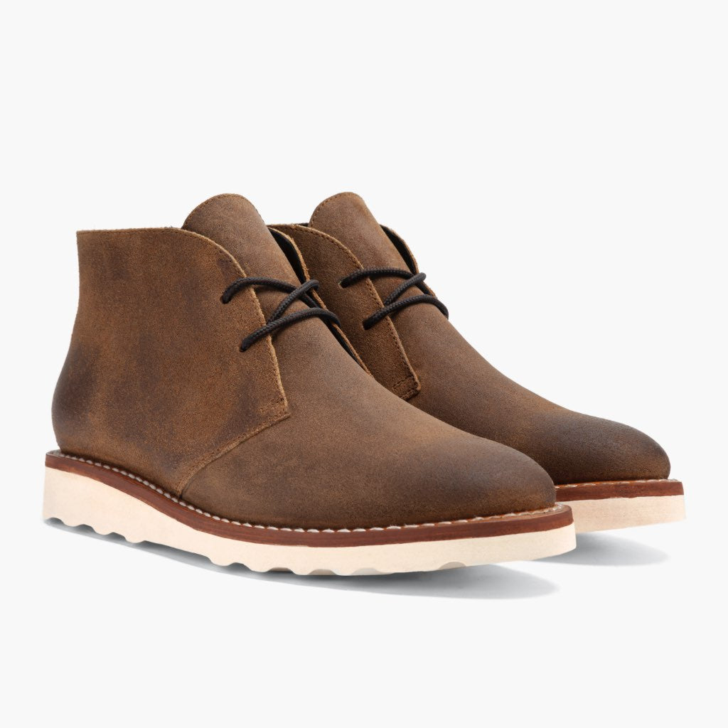 Scout サファリ レザーブーツ メンズ For Men in Classic Full-Grain Leather - 側面ビュー | 公式オンライン通販
