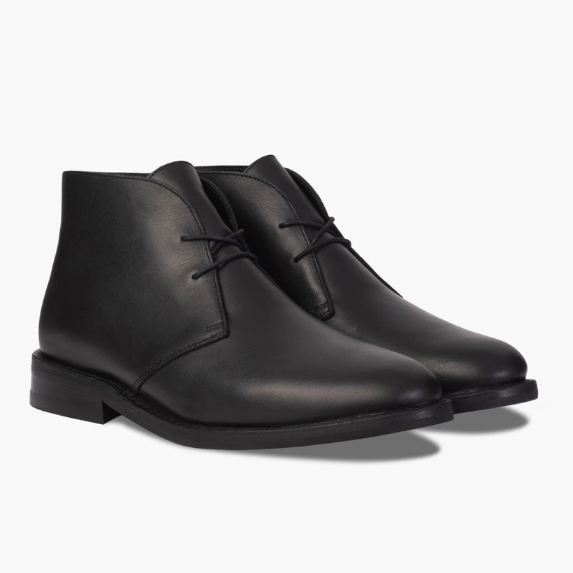 Scout ブラック Leather Boots メンズ