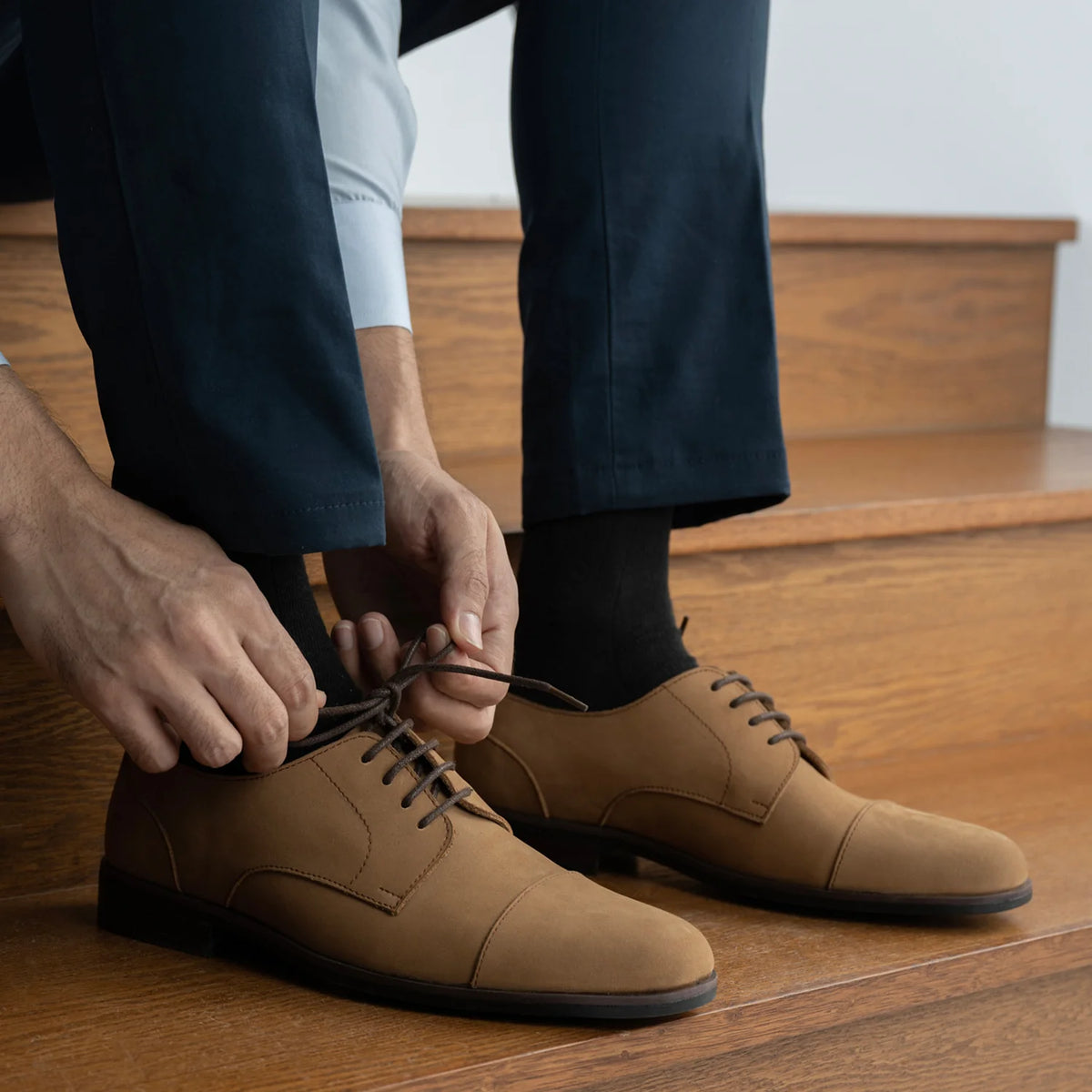 Orlaven Attorney Derby ブラウン Nubuck レザーシューズ - StudGuard メンズ footwear image 10
