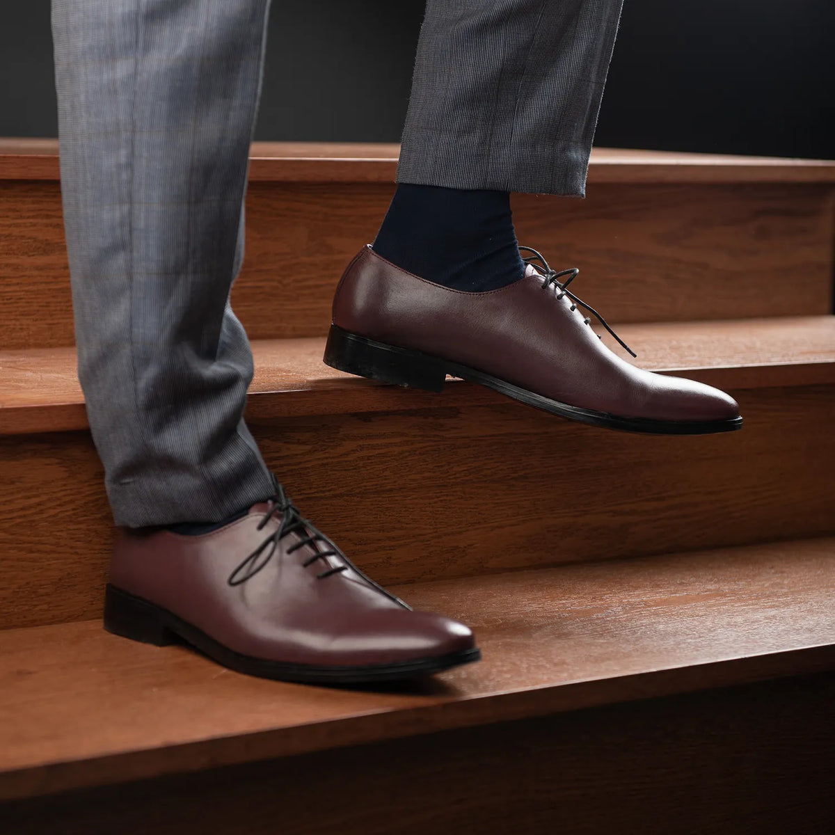Orlaven Director Wholecut マルーン レザーシューズ メンズ footwear image 10