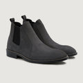 Clarkson Chelsea グレー Nubuck レザーブーツ - StudGuard メンズ