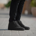 Marty High Top ブラック Nubuck スニーカー メンズ
