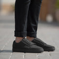 Murphy Low Top ブラック Nubuck スニーカー メンズ