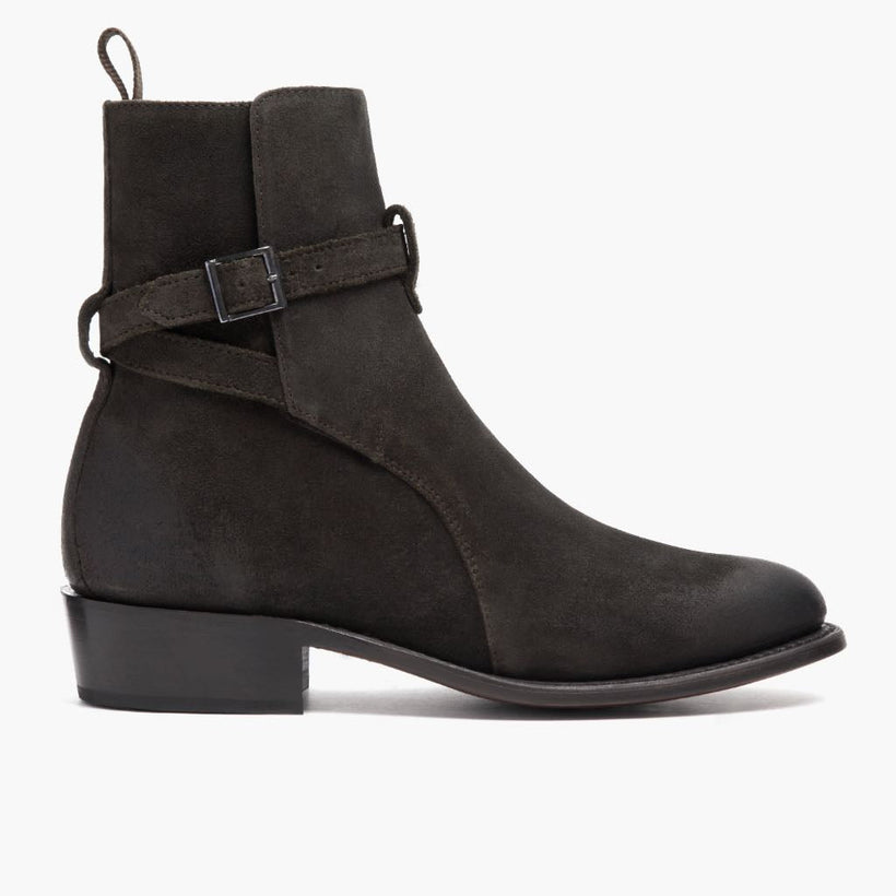 Rogue Dark Olive Suede Leather Boots メンズ